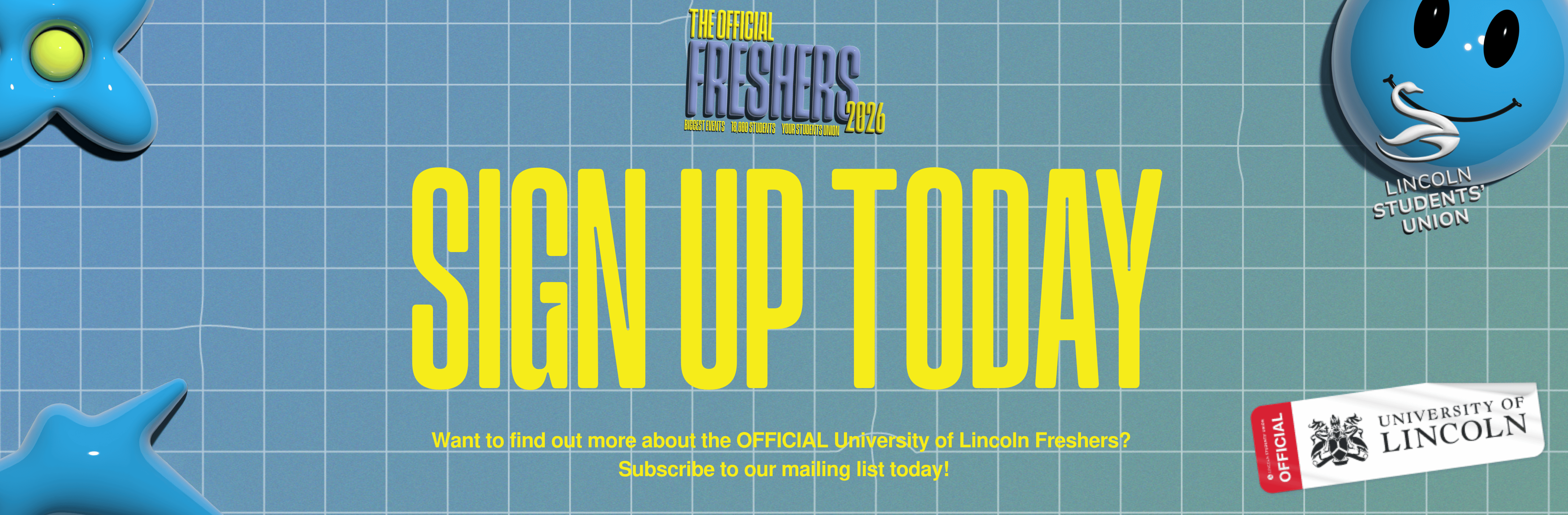 Sign up to our Mailing List